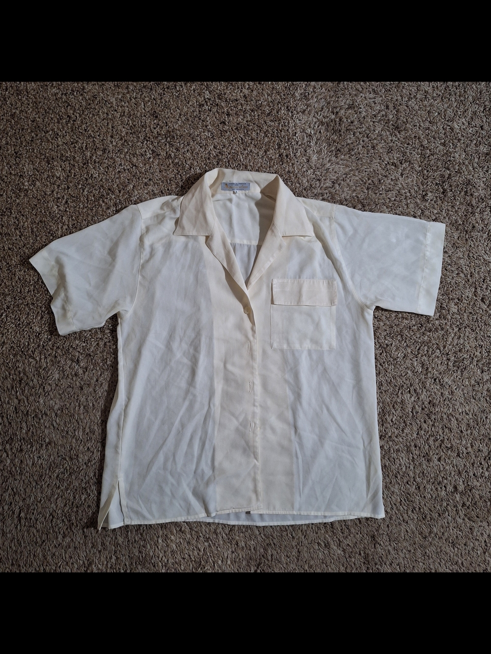 Vintage Aquascutum Of London Button Up Top, Size S